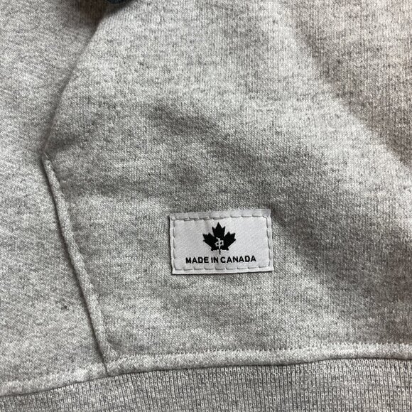 Y2K RDS Red Dragon Mens M Hoodie Skateboard Graphic Dragon Grey CANADA MADE - Picture 6 of 14